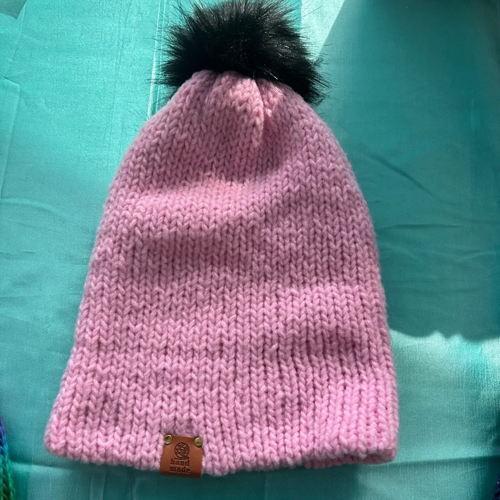 Pink Handmade beanies - Picture 1 of 3